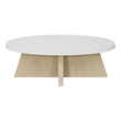 Pemberly Row Cocktail Table in Dockside Tan and Shoreline White