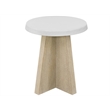 Pemberly Row Accent Table in Dockside Tan and Shoreline White