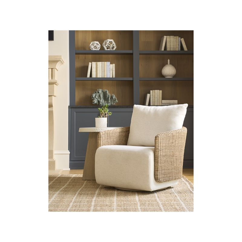 Pemberly Row Accent Table in Dockside Tan and Shoreline White