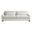 Pemberly Row Contemporary Upholstered Sofa with Track Arms in Off White