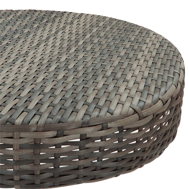 Pemberly Row 3 Piece Outdoor Patio Bar Set with Cushions in Gray