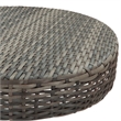 Pemberly Row 3 Piece Outdoor Patio Bar Set with Cushions in Gray
