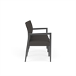 Pemberly Row Waiting Reception 3 Seat Tandem Seating No Center Arms in Gray