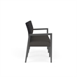 Pemberly Row Waiting Reception 3 Seat Tandem Seating No Center Arms in Gray