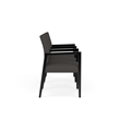 Pemberly Row Waiting Reception 3 Seat Tandem Seating Wood Frame in Gray