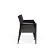 Pemberly Row Waiting Reception 3 Seat Tandem Seating Wood Frame in Gray