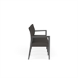 Pemberly Row Waiting Reception 4 Seat Tandem Seating No Center Arms in Gray