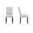 Pemberly Row Carissa 5-Piece Wood Rectangle Dining Set in Stone Gray