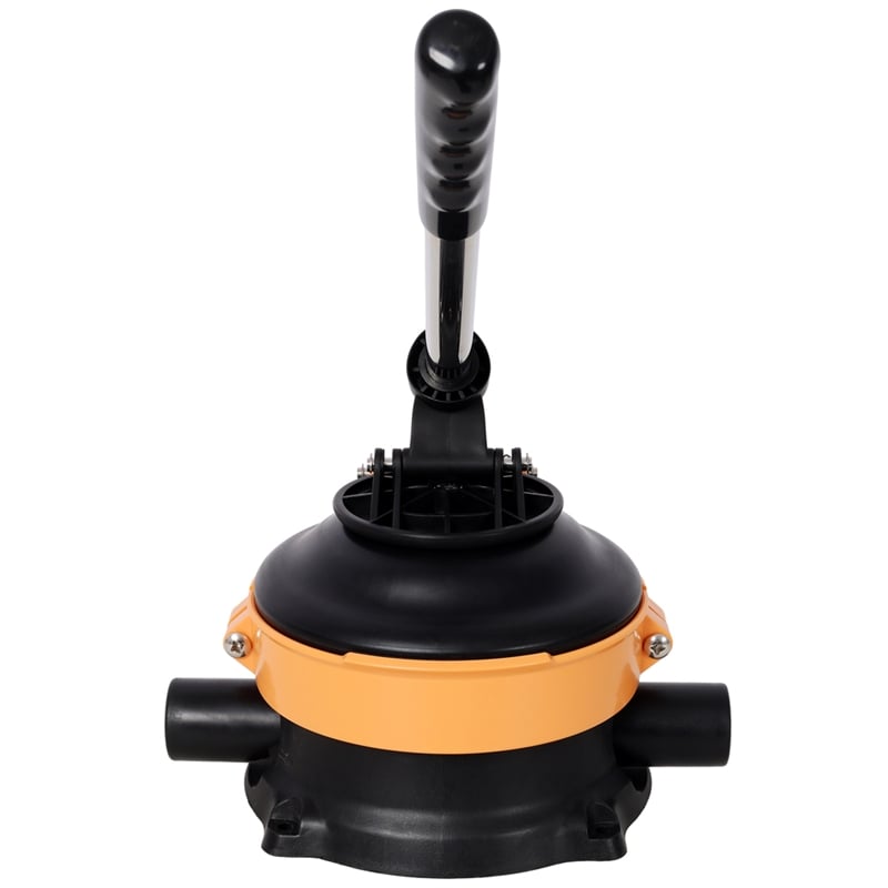 Pemberly Row Outdoor Cast Iron Hand Water Pump with Steel Lever