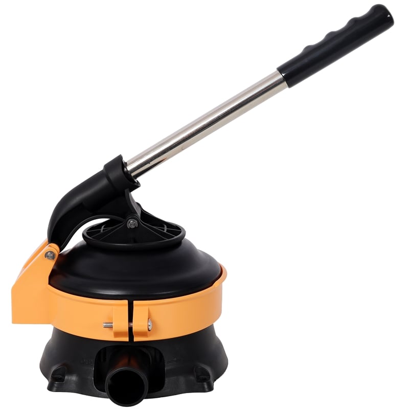 Pemberly Row Outdoor Cast Iron Hand Water Pump with Steel Lever