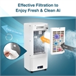 Pemberly Row 3 - 1 Portable Evaporative Air Cooler with Humidifier & Fan - White