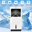 Pemberly Row Portable Evaporative Air Cooler Fan with Remote and 7.5 Hour Timer