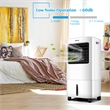 Pemberly Row Portable Evaporative Air Cooler Fan with Remote and 7.5 Hour Timer