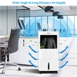 Pemberly Row Portable Evaporative Air Cooler Fan with Remote and 7.5 Hour Timer