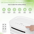 Pemberly Row 4-in-1 Portable Evaporative Air Cooler and Humidifier with Timer