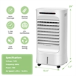 Pemberly Row 4-in-1 Portable Evaporative Air Cooler and Humidifier with Timer
