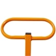 Pemberly Row Panel Service Cart for Moving Drywall 220 lb Capacity in Yellow