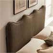 Pemberly Row Padded Upholstered Twin Headboard in Copper Tone