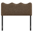 Pemberly Row Padded Upholstered Twin Headboard in Copper Tone