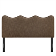 Pemberly Row Padded Upholstered Twin Headboard in Copper Tone