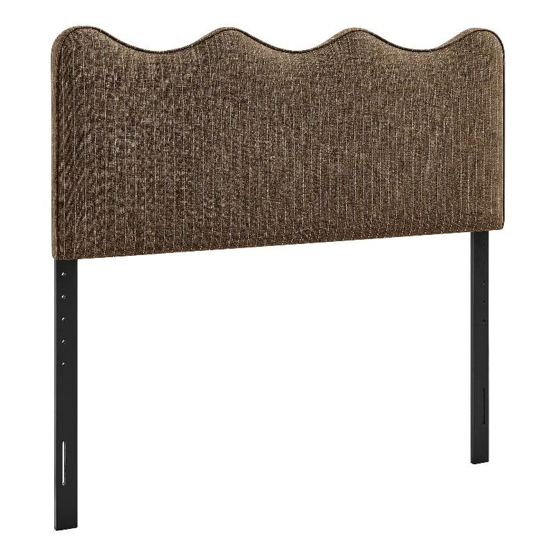 Pemberly Row Padded Upholstered Twin Headboard in Copper Tone