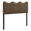 Pemberly Row Padded Upholstered Twin Headboard in Copper Tone