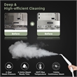 Pemberly Row 1000W Portable Handheld Steam Cleaner with 10 Accessories in Green