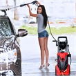Pemberly Row 3000 PSI Electric High Pressure Washer 2 GPM 2000W in Red