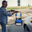 Pemberly Row Electric Pressure Washer with Wheels and 5 Quick Connect Nozzles