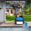 Pemberly Row Electric Pressure Washer with Wheels and 5 Quick Connect Nozzles