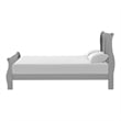 Pemberly Row Wood Frame 2-Piece Queen Bedroom Set with Headboard in Gray