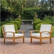 Pemberly Row Modern Upholstered Club Chair with Tapered Legs