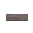 Pemberly Row Upholstered Sofa Console Table with Cushions in Brown