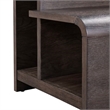 Pemberly Row Solid Wood End Table with Drawer with Shelf in Brown