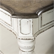Pemberly Row Solid Wood Oversized Square Cocktail Table in White