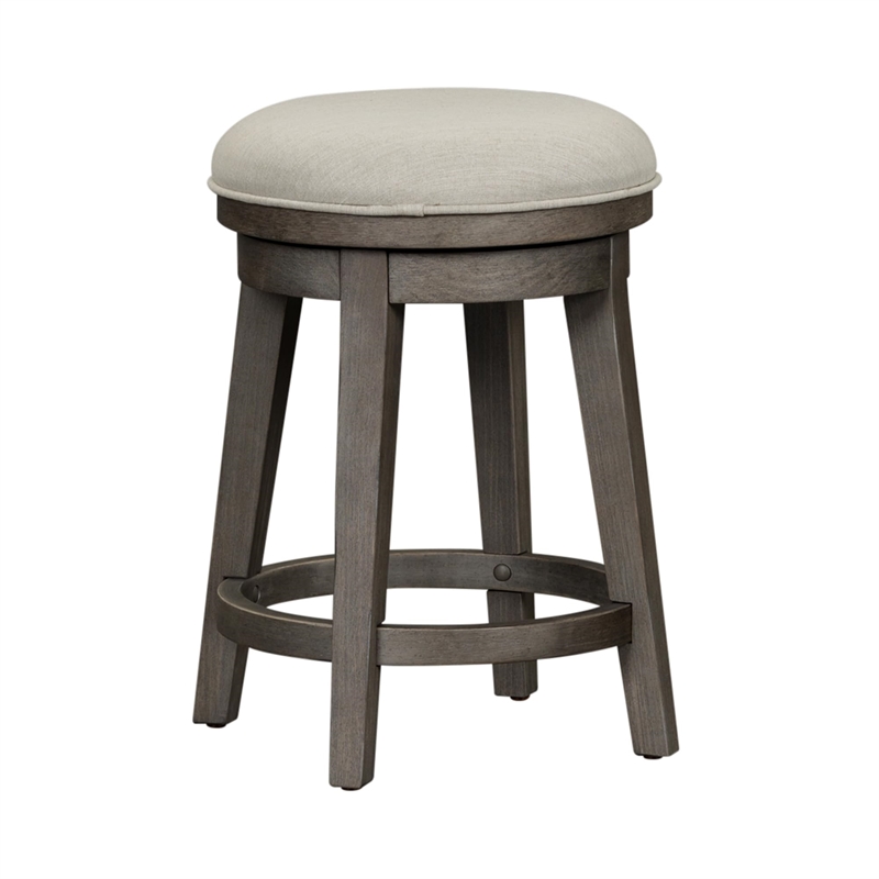 Pemberly Row 4 Piece Set with Console Table and 3 Stools in Gray