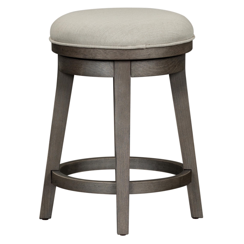 Pemberly Row 4 Piece Set with Console Table and 3 Stools in Gray