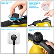 Pemberly Row Portable Household Steam Cleaner 1050W in Yellow