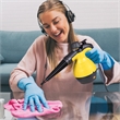 Pemberly Row Portable Household Steam Cleaner 1050W in Yellow