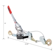 Pemberly Row 4 Ton Hand Winch Puller with Dual Gear Ratchet and 12ft Cable