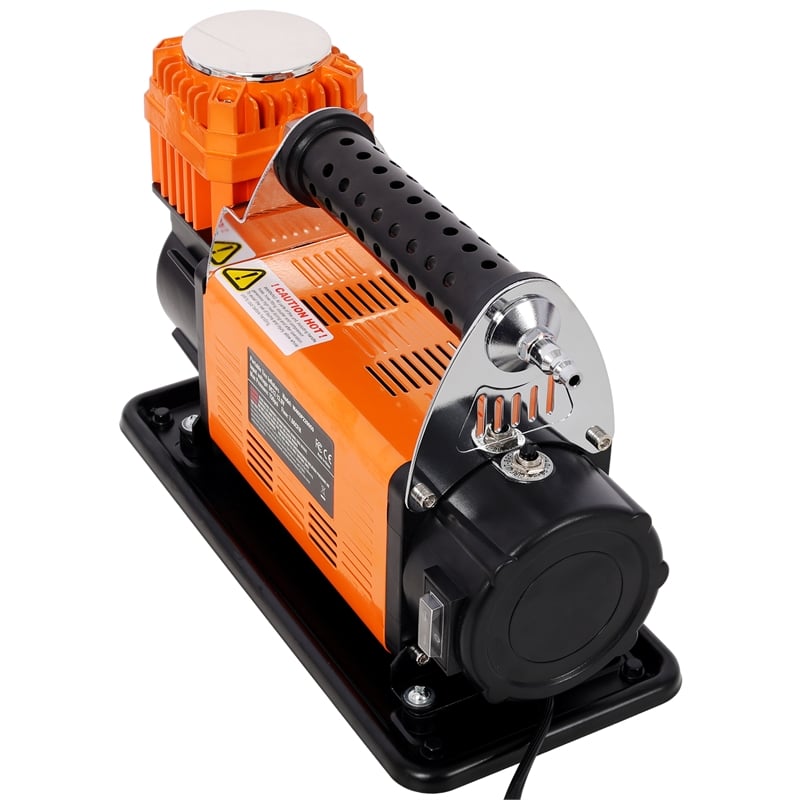 Pemberly Row 12V Heavy Duty Air Compressor 150 PSI Tire Inflator with Gauge