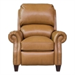 Pemberly Row Push Thru The Arms Recliner in Shoreham Ponytail