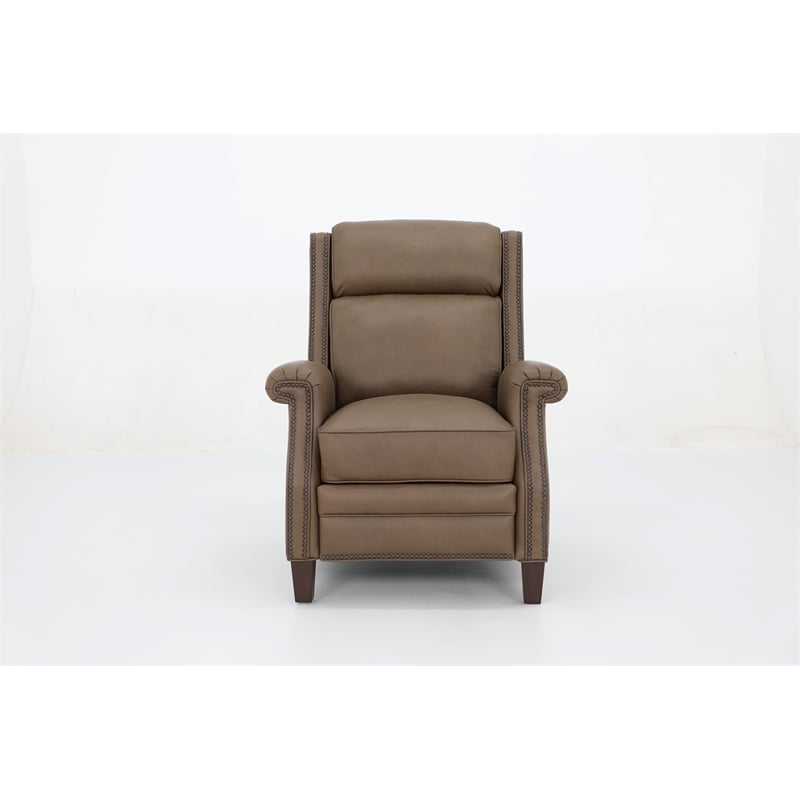 Pemberly Row Power Recliner with Power Head Rest in Cashmere Taupe