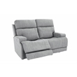 Pemberly Row Zero Gravity Loveseat with Power Recline in Arula Dolphin