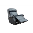 Pemberly Row Big and Tall Power Recliner with Power Head Rest in Shoreham Blue