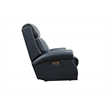 Pemberly Row Big and Tall Power Recliner with Power Head Rest in Shoreham Blue