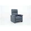 Pemberly Row Premium Zero Gravity Power Recliner in Santa Fe Ocean