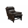 Pemberly Row Premium Push Thru The Arms Recliner in Ashford Walnut