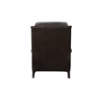 Pemberly Row Premium Push Thru The Arms Recliner in Ashford Walnut