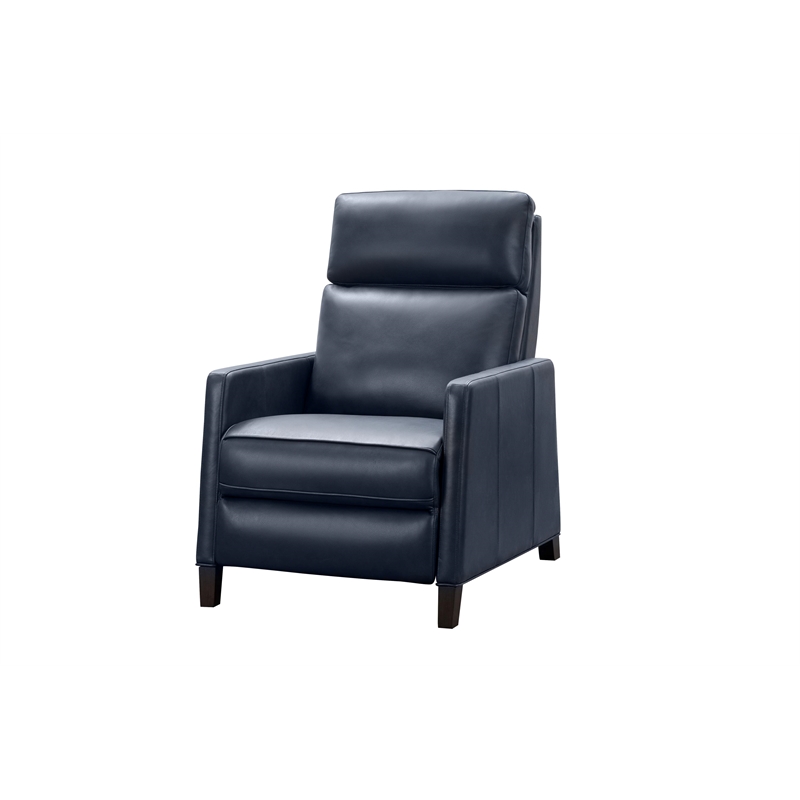 Pemberly Row Zero Gravity Power Recliner in Barone Navy Blue